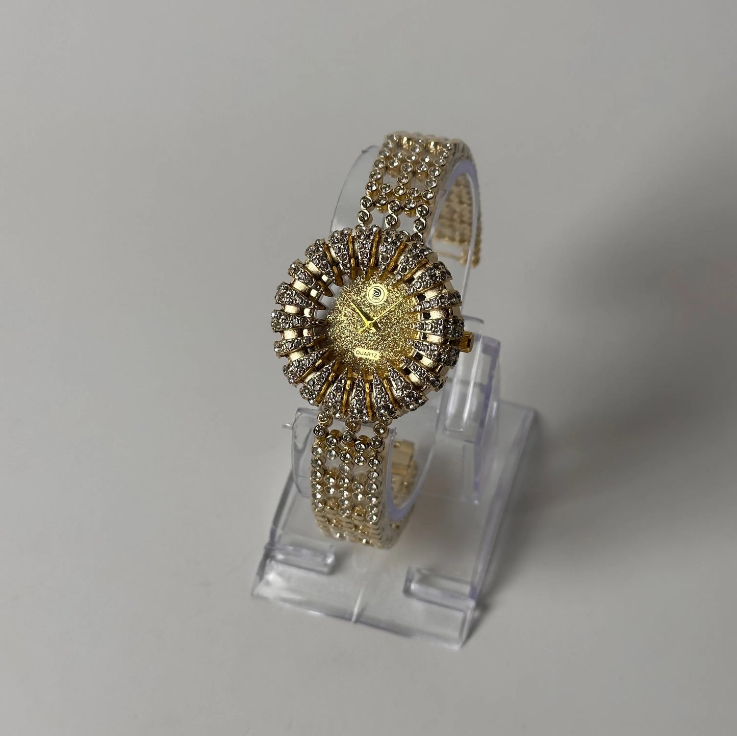Women’s Gold Crystal Watch