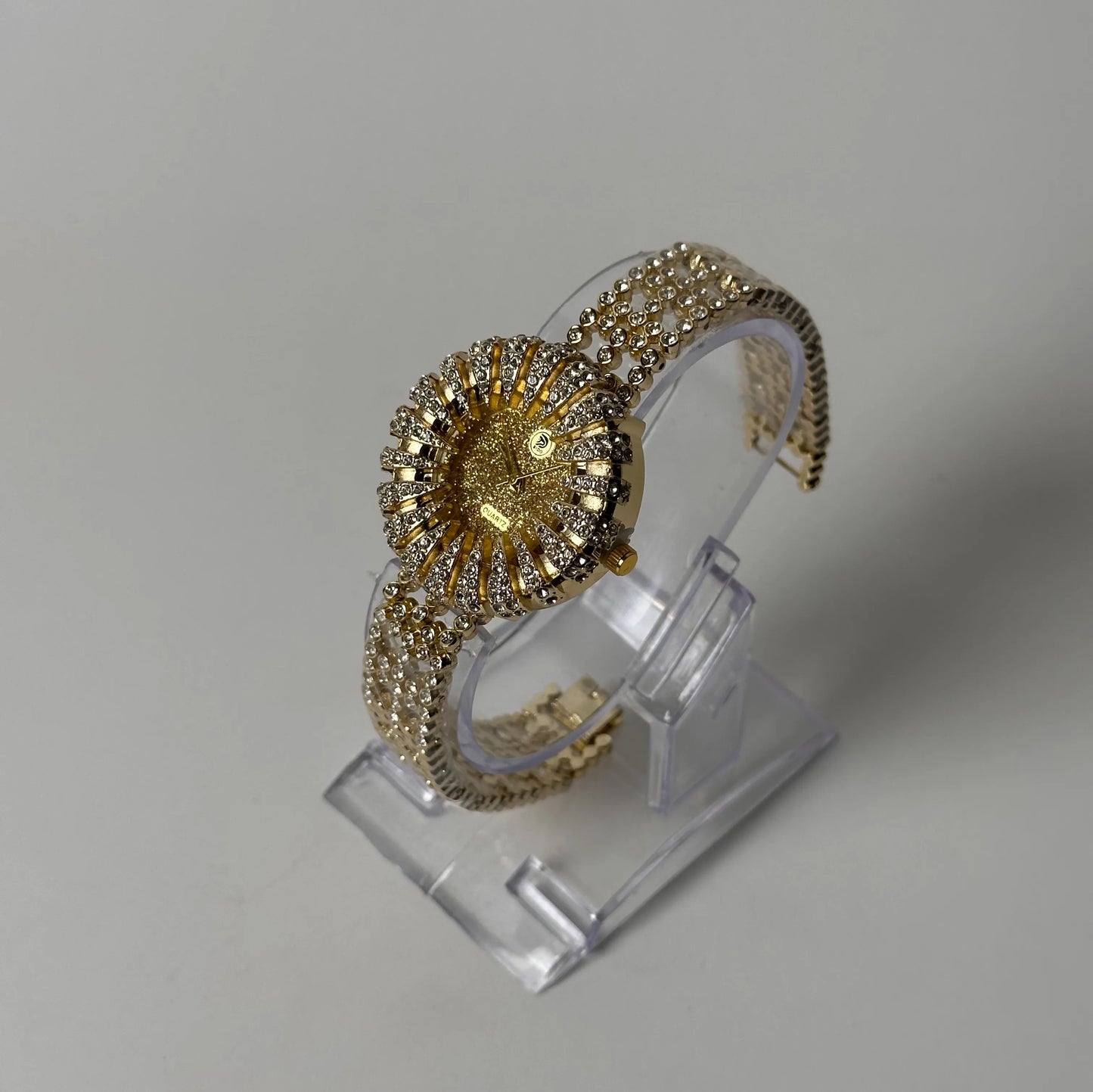 Women’s Gold Crystal Watch